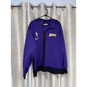 Nike Therma Flex NBA 'Los Angeles Lakers Showtime' Purple Hoodie Size large